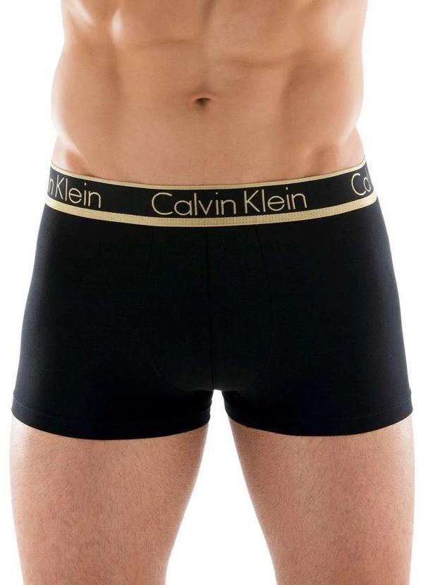 Cueca Boxer Calvin Klein Trunk Modal C10.03 Pt03-Preto