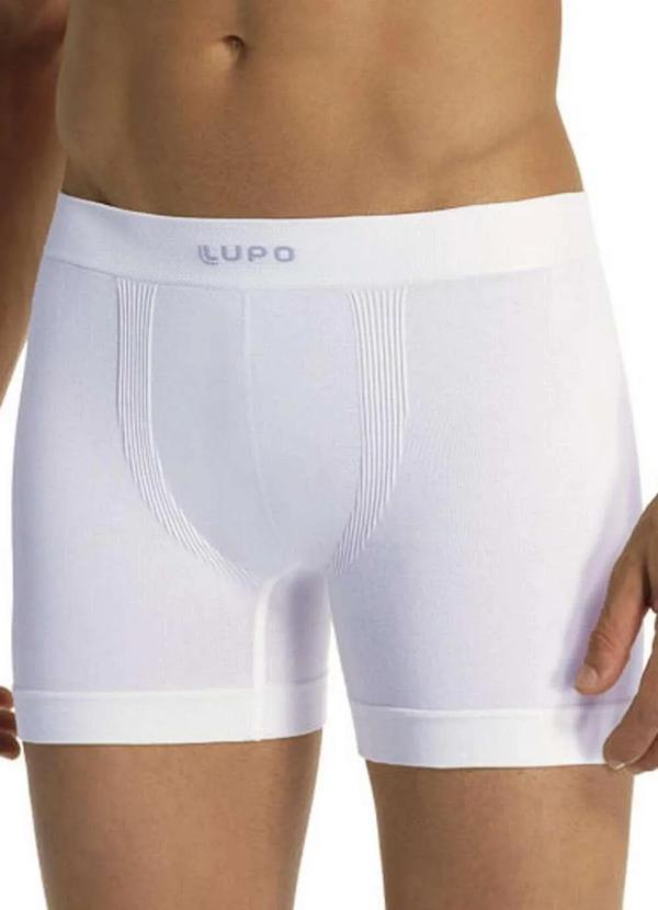 Vista 2 Cueca Boxer Lupo 661-001 1110-Branca Lupo