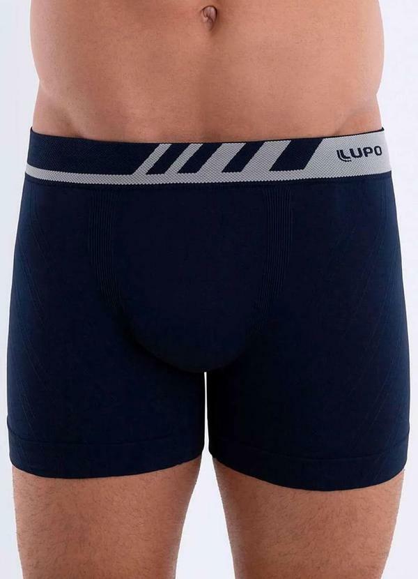 Vista 2 Cueca Boxer Lupo 671-002 280-Marinho Lupo