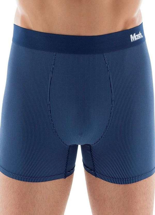 Vista 2 Cueca Boxer Mash 045.00 Az02-Azul MASH