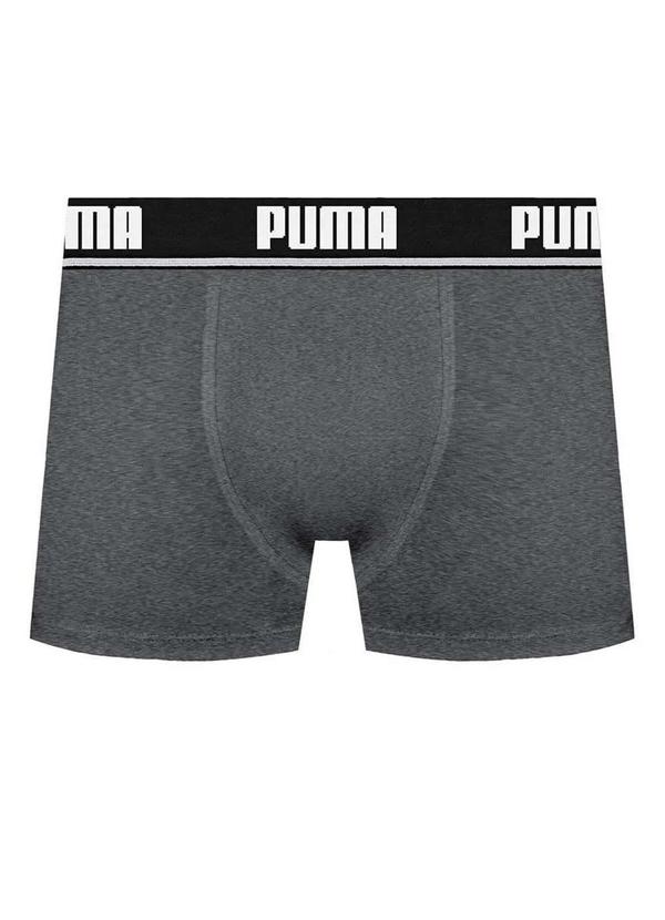 Cueca Boxer Puma 14000-001 598-Preto-Mescla