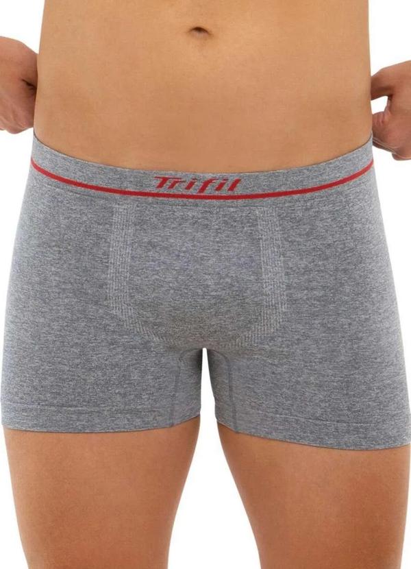 Vista 2 Cueca Boxer Trifil 0701 T630-Cinza-Mescla TRIFIL