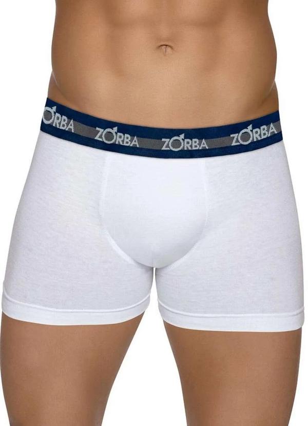 Cueca Boxer Branco Zorba 702