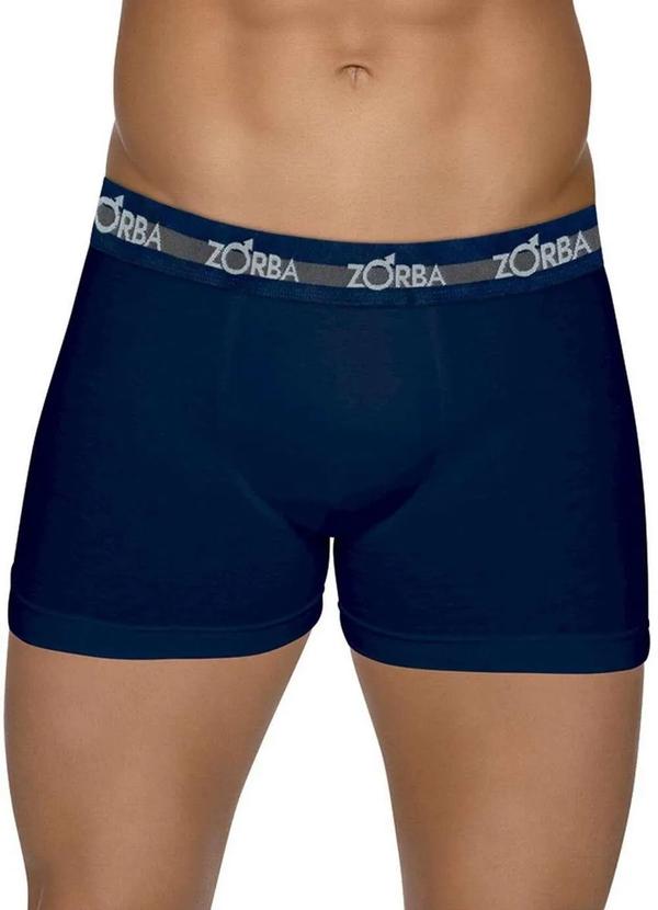 Cueca Boxer Azul Zorba 702