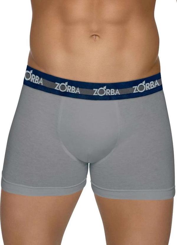 Cueca Boxer Cinza Zorba 702