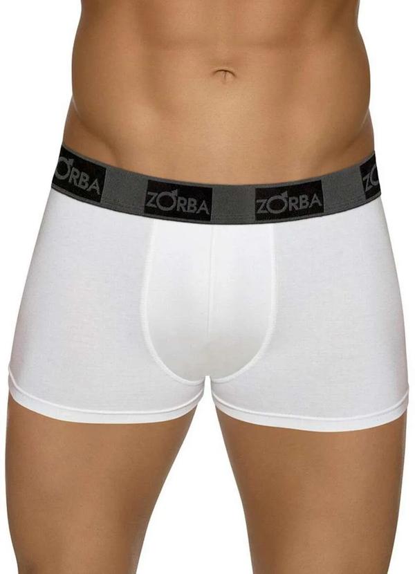 Cueca Boxer Branco Zorba 717