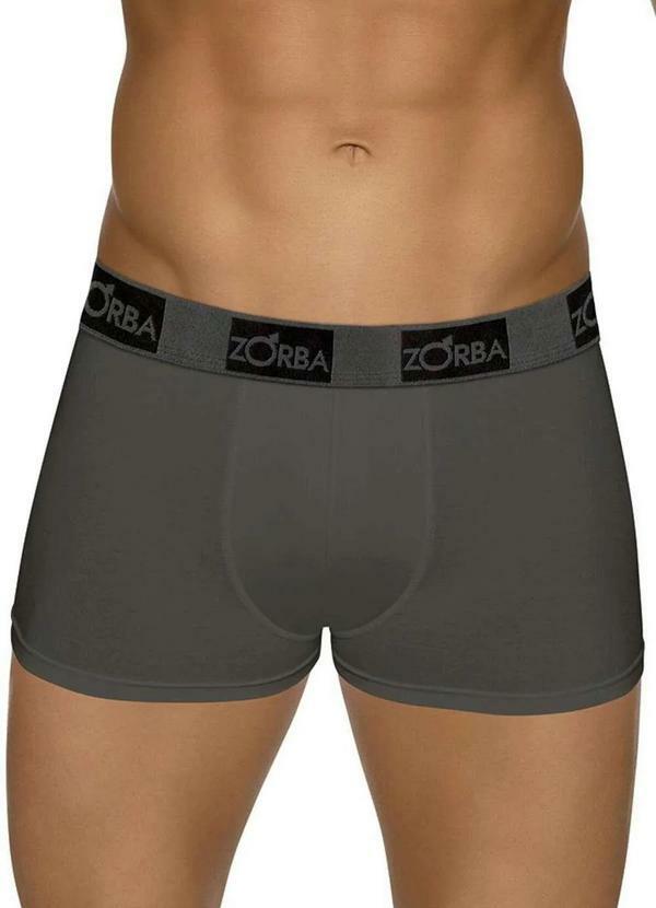 Cueca Boxer Cinza Zorba 717