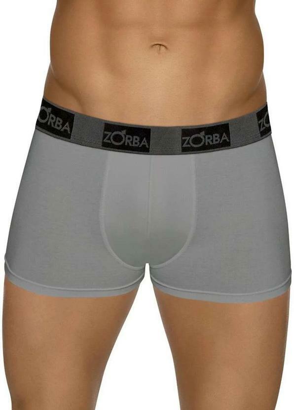 Cueca Boxer Cinza Zorba 717