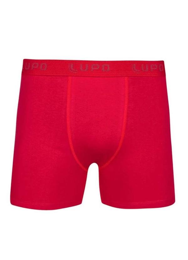Cueca Lupo Boxer Cotton 615-02 565-Vermelha