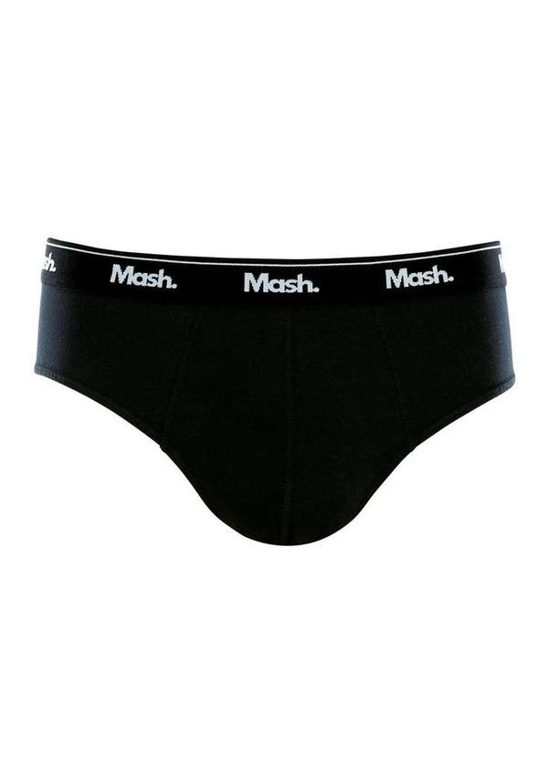 Vista 2 Cueca Slip Mash 073.58 Pt00-Preto MASH