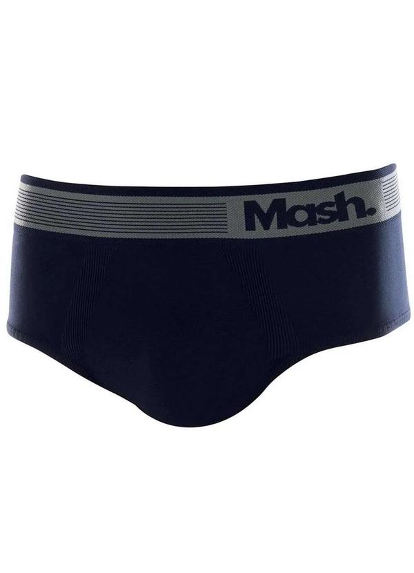 Vista 2 Cueca Slip Mash 713.02 Az08-Azul MASH