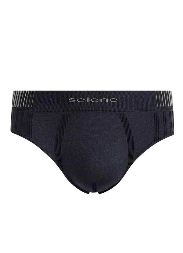 Vista 2 Cueca Slip Selene 11073-001 550-Preto SELENE