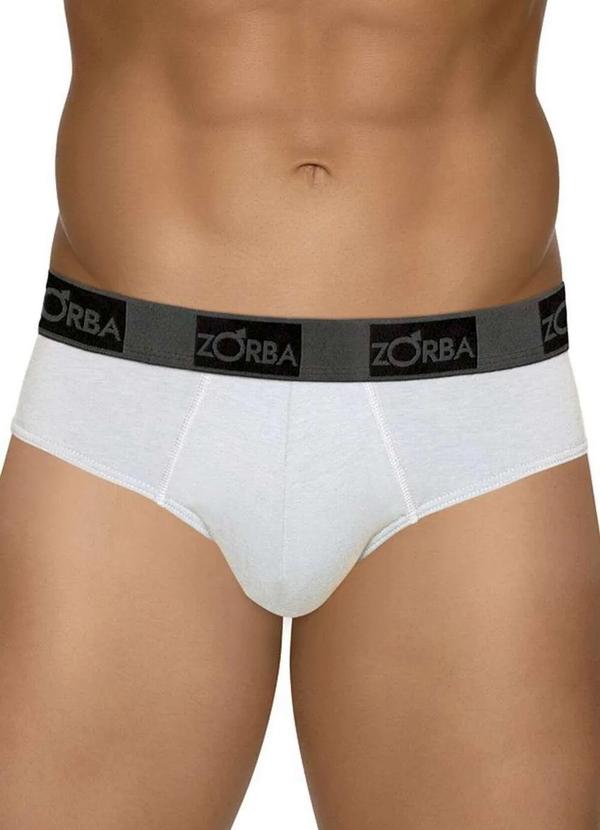 Cueca Slip Branco Zorba 716