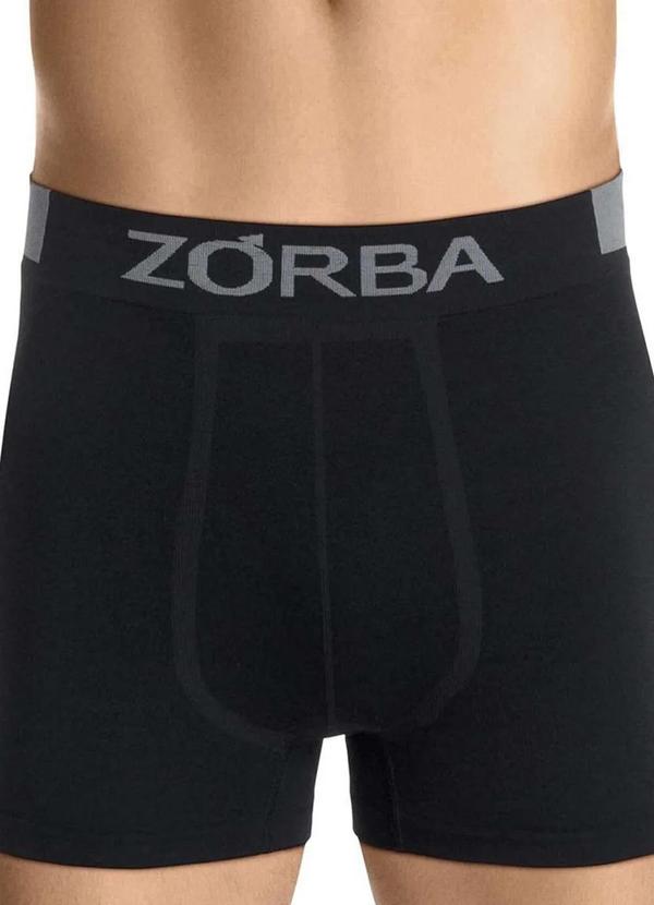 Cueca Preto Zorba Boxer 836