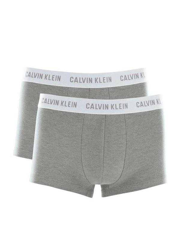 Vista 2 Kit com 2 Cuecas Boxer Calvin Klein C11.02 Cz05-Cinza Calvin Klein