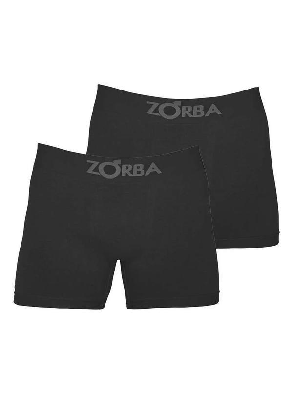 Kit com 2 Cuecas Boxer Zorba 781 15-Preto