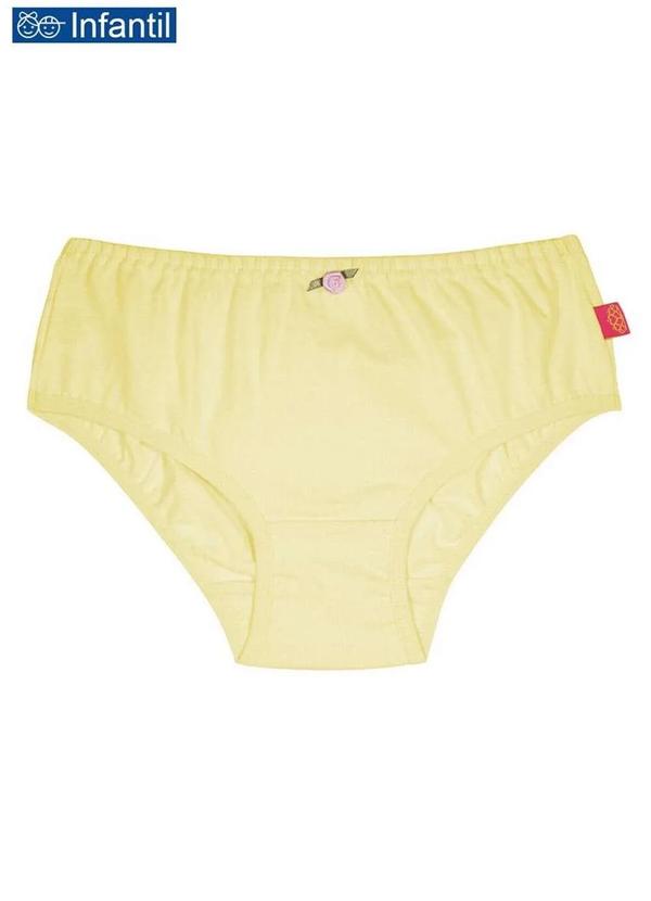 Vista 2 Calcinha Infantil Sanny 222962 7a-Amarelo-Vanilla Sanny