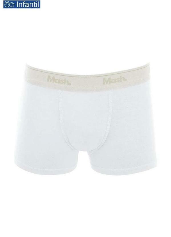 Vista 2 Cueca Infantil Boxer Mash 190.03 Br00-Branco MASH