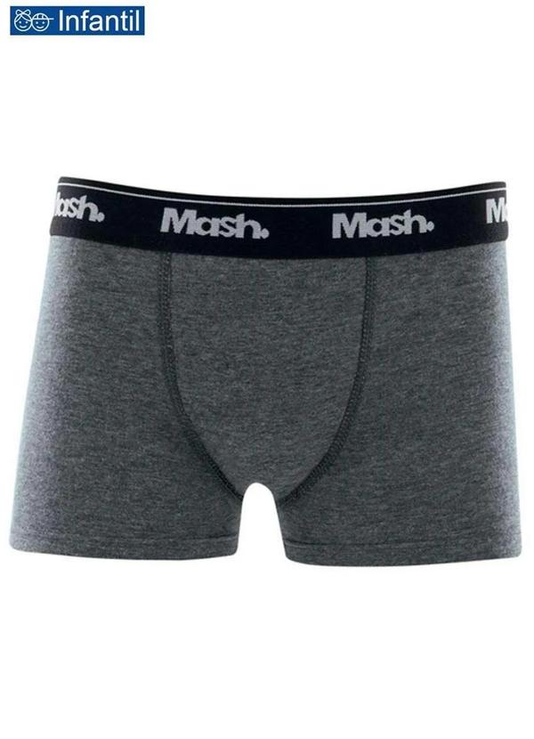 Vista 2 Cueca Infantil Boxer Mash 190.03 Cz06-Cinza-Chumbo MASH