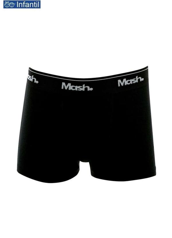 Vista 2 Cueca Infantil Boxer Mash 190.03 Pt00-Preto MASH