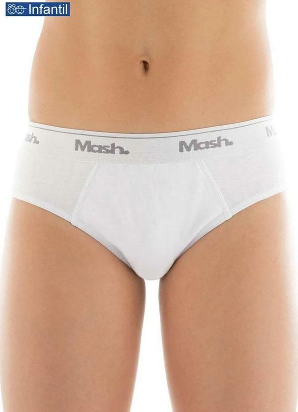 Vista 2 Cueca Infantil Slip Mash 193.01 Az08-Marinho MASH