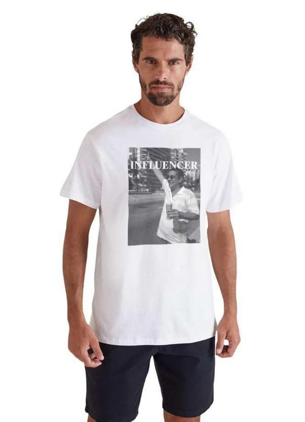 Camiseta Zeca Influencer Meme Reserva Branco