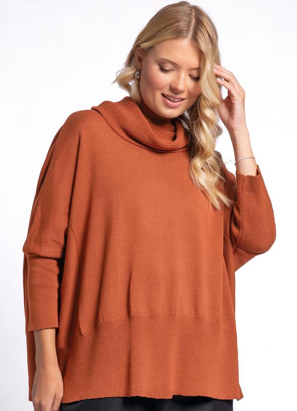 Blusa Terracota em Tricô