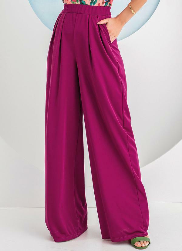 Calça Púrpura em Malha