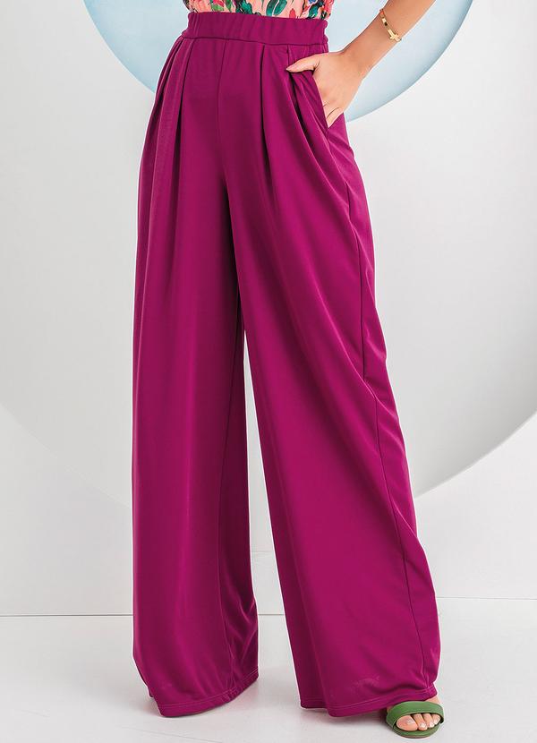 Calça Púrpura em Malha
