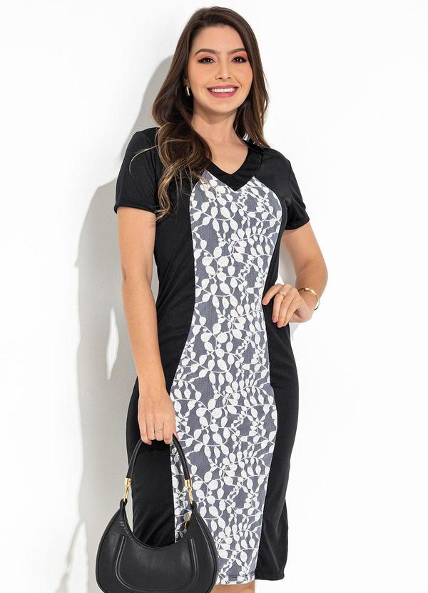 Vestido Preto em Malha