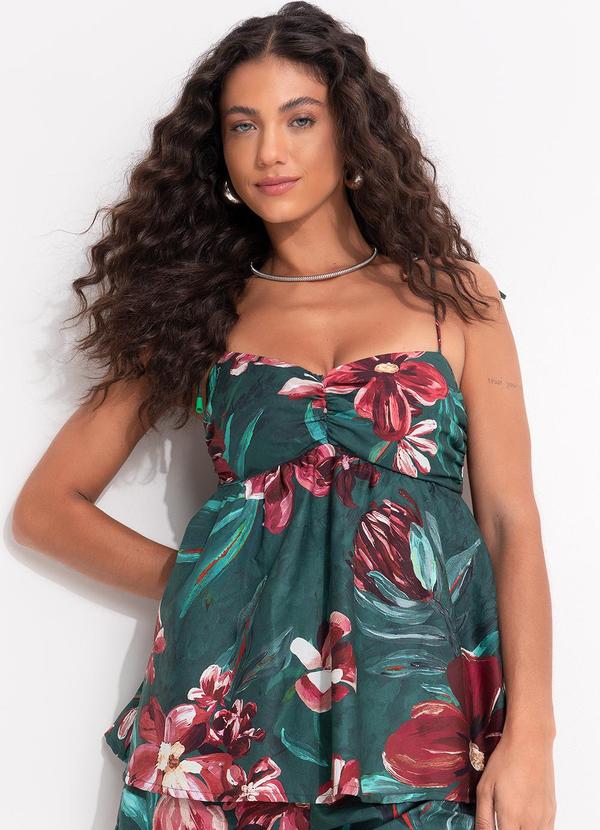 Blusa Alça Lineia Verde