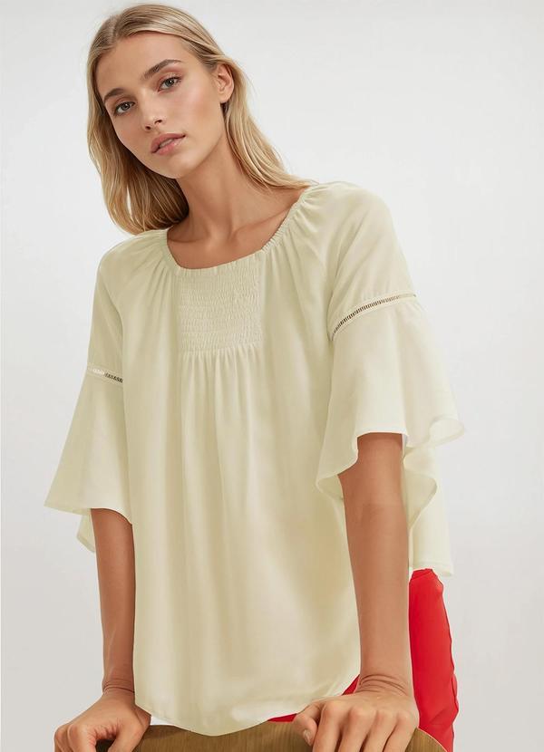 Blusa Mantega em Viscose Plana