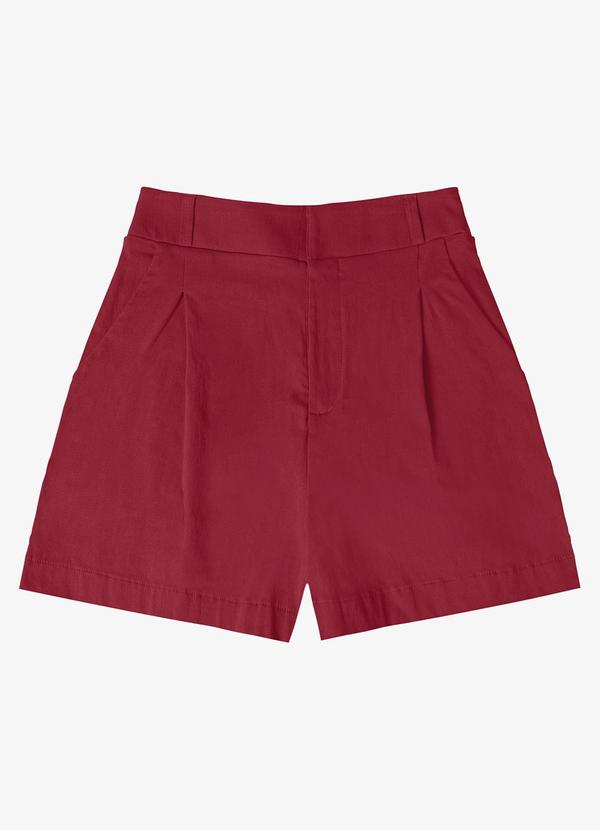 Vista 2 Bermuda Feminina Bengaline Vermelho Endless Endless