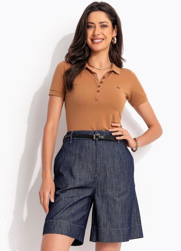Vista 2 Bermuda Jeans Dubai Azul Colcci Colcci
