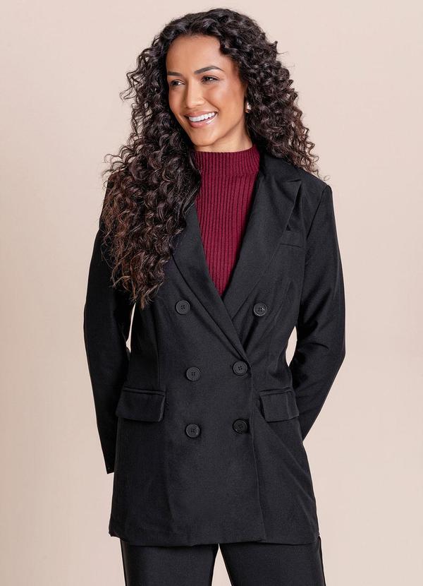 Blazer Alfaiataria Preto