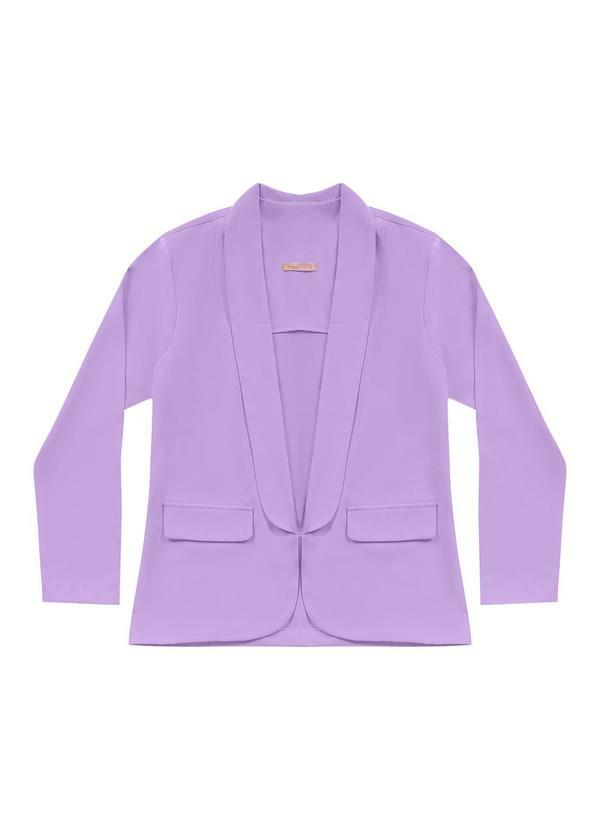 Vista 2 Blazer Alfaiataria Roxo Angel Angel