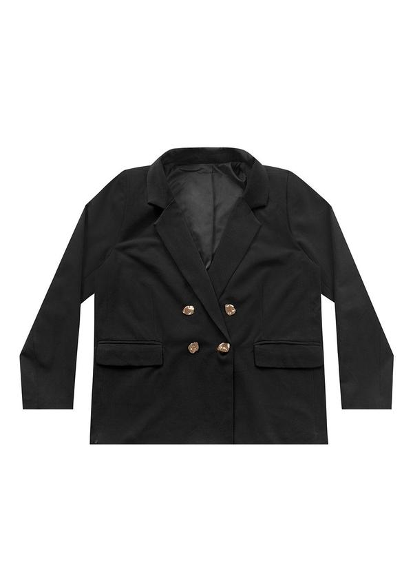 Blazer de Alfaiataria Preto