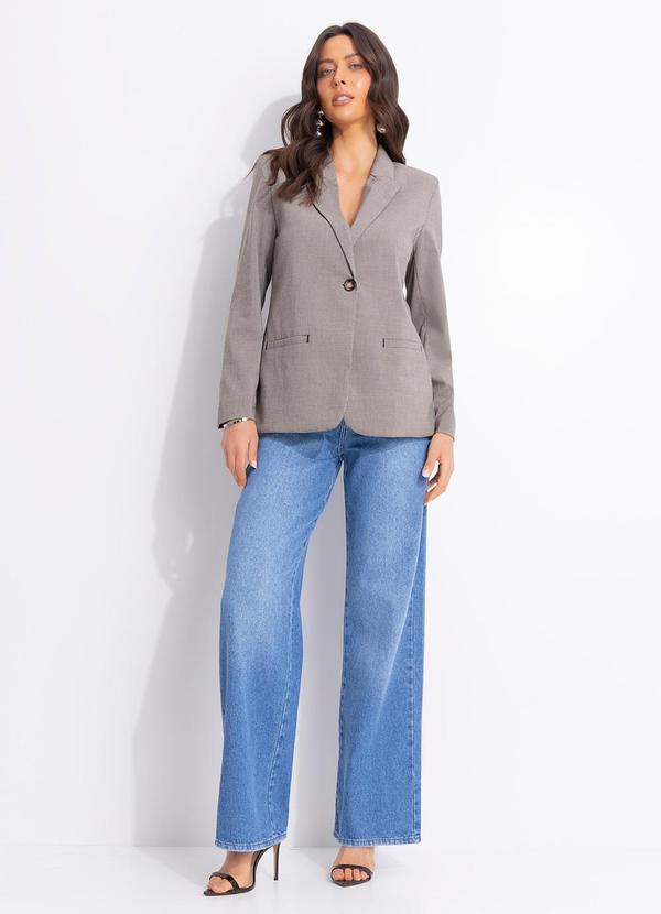 Blazer Xadrez Bege