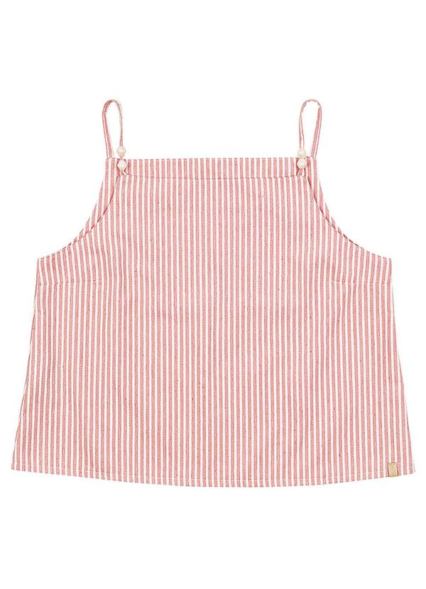 Blusa de Alca Fina Adulto Feminino Rosa