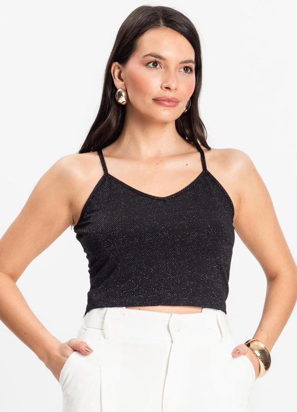Blusa de Alça Preto