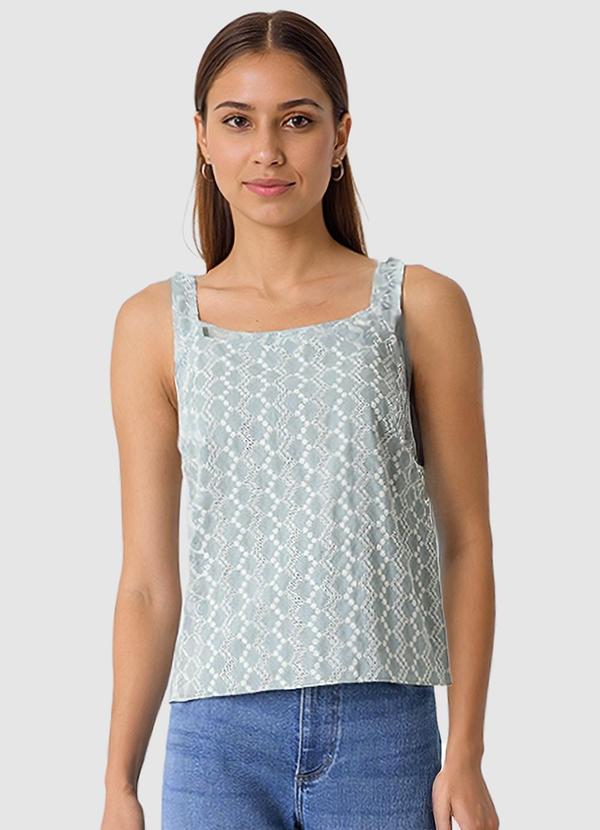 Blusa em LaÃse Verde