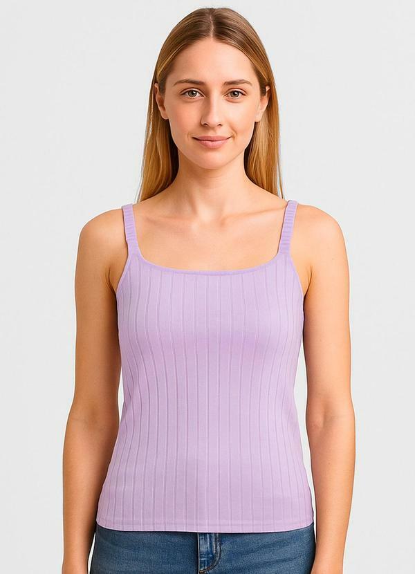 Blusa Feminina de Alça Select Roxo