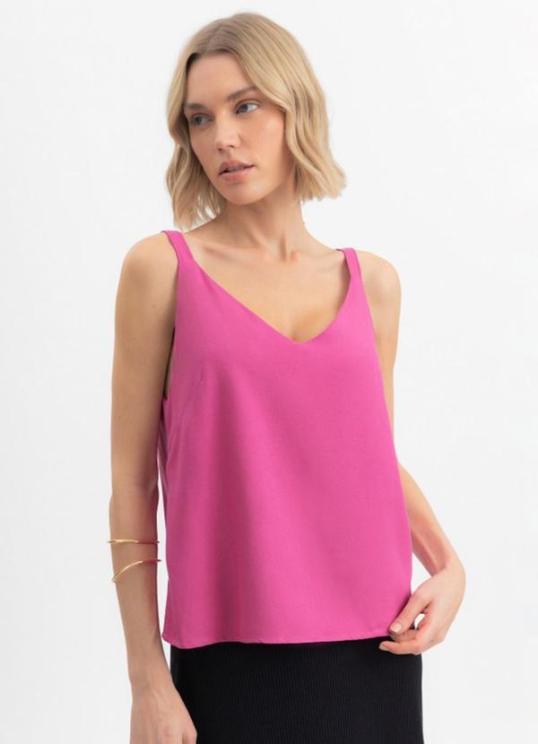 Blusa Feminina em Viscose Rosa