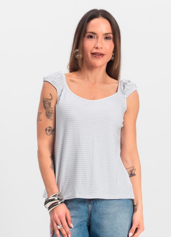 Blusa Feminina Estampada Branco