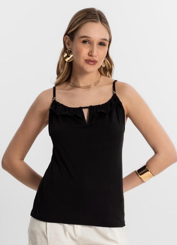 Blusa Malha Feminina Preto