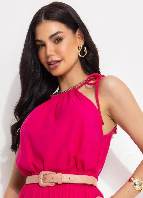 Blusa Pink em Viscose Plana Sarjada