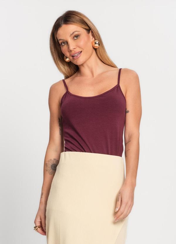 Regata Cotton Básica Feminina Vermelho