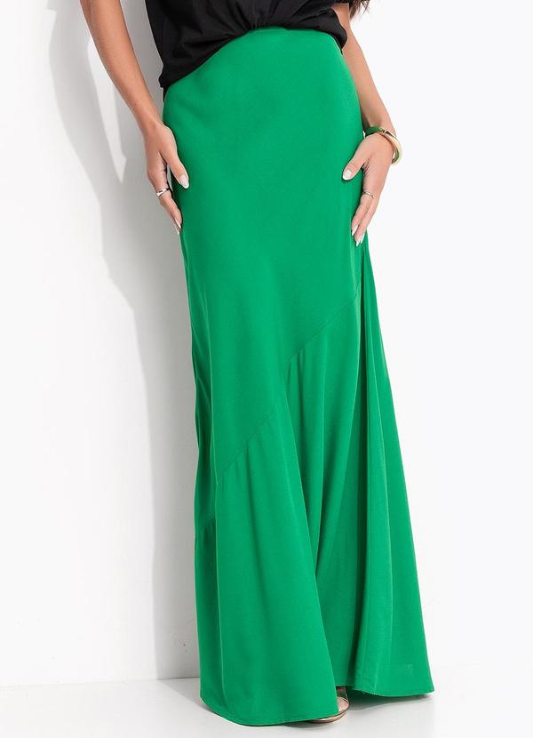 Saia em Viscose Verde