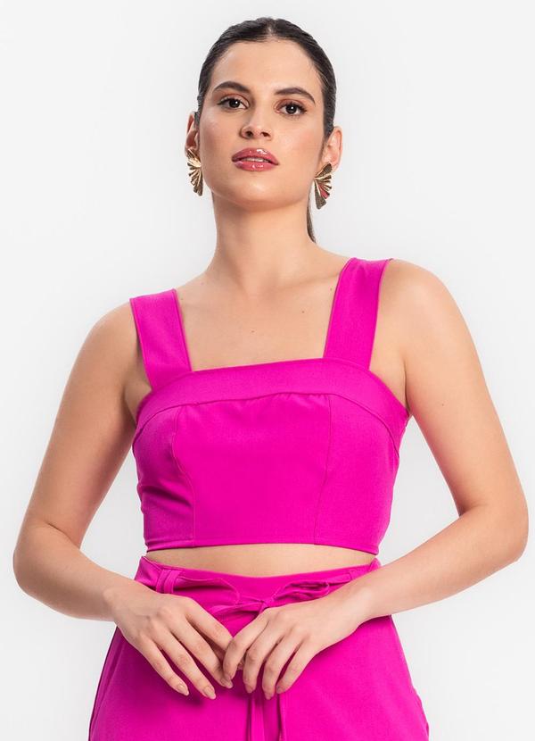 Vista 2 Top Feminino em Crepe Light Rosa Endless Endless