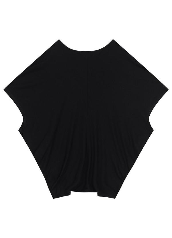 Vista 2 Blusa Ampla em Viscose Preto Malwee Malwee